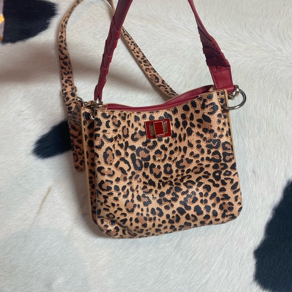 Steve Madden Leopard Print Handbag - Picture 9 of 14
